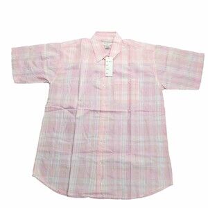 Glamour USA 100% COTTON casual Button Up Women's shirt size Large
